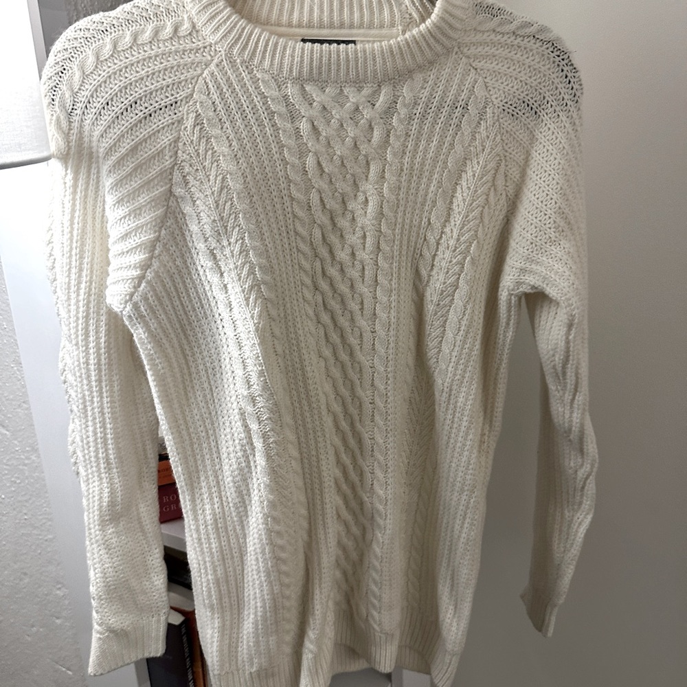 Eddie Bauer cable knit sweater